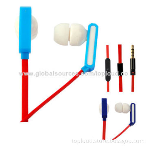 Earphones for iPhone, OEM Orders Welcomed, 3.5mm Jack, Microphone